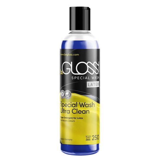 beGLOSS - Special Wash Ultra Clean - Wasmiddel - Latex, Rubber en Neopreen - 250 ml