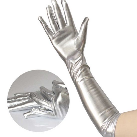 Handschoenen - Metallic - Zilver