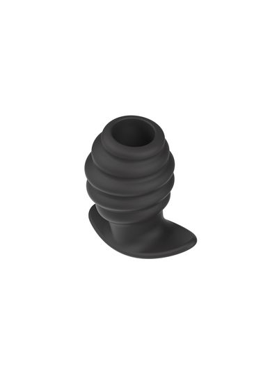 Holle Butt Plug - Siliconen - Zwart 