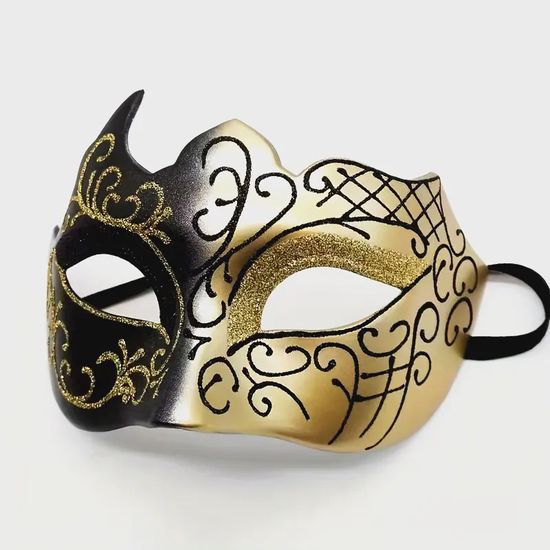 Cape Specialist - Venetiaans Masker - Goud - Zwart