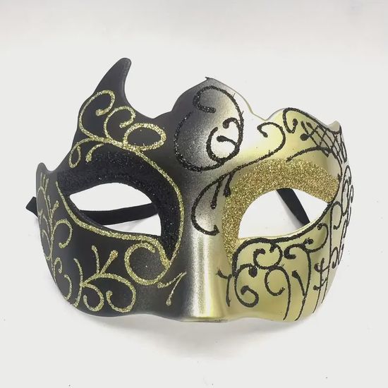 Cape Specialist - Venetiaans Masker - Goud - Zwart