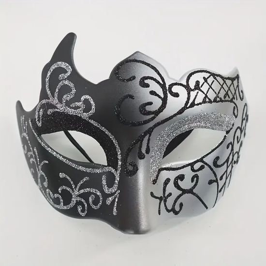 Cape Specialist - Venetiaans Masker - Zilver - Zwart