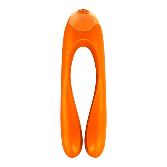 Satisfyer - Candy Cane Finger Vibrator - Voor Hem en Haar - Oranje