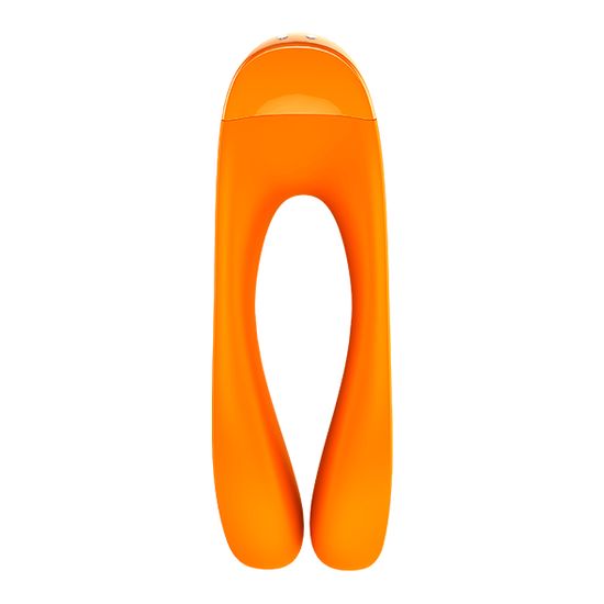 Satisfyer - Candy Cane Finger Vibrator - Voor Hem en Haar - Oranje