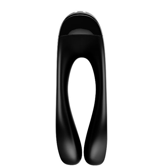 Satisfyer - Candy Cane Finger Vibrator - Voor Hem en Haar - Zwart