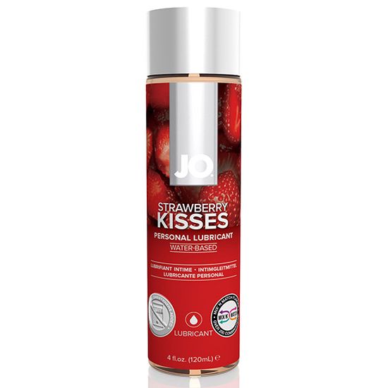 H2O Glijmiddel Strawberry Kisses - System JO
