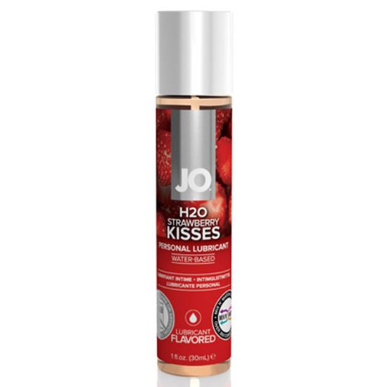 H2O Glijmiddel Strawberry Kisses - System JO