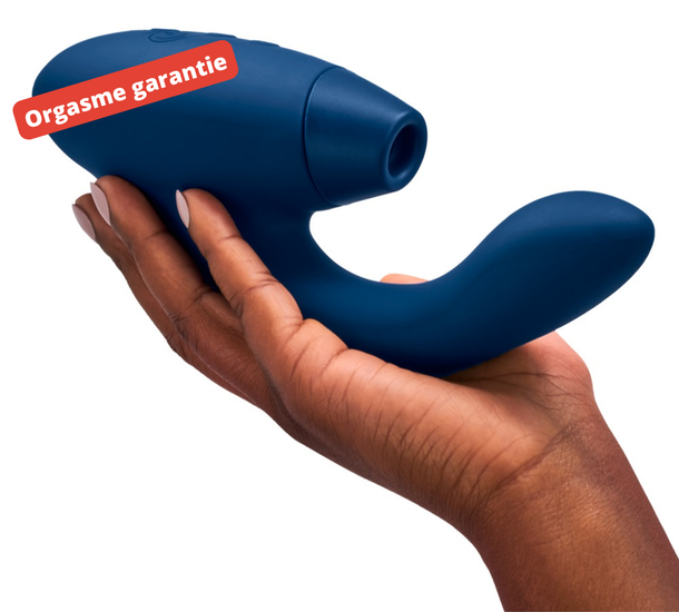 Womanizer - Duo 2 - Clitoris Stimulator - G-Spot Vibrator - Luchtdruk - Vibraties - Blauw
