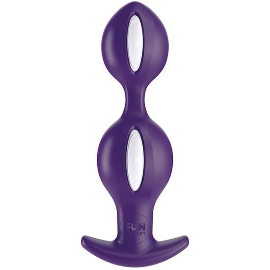 B Balls Duo Anaal Plug Met Motion Paars - Fun Factory