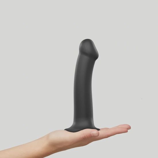 Strap-On-Me - Bendable Dildo - Siliconen - Zwart