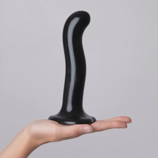 Strap-On-Me - P&amp;G Spot Dildo - Prostaat - G-Spot - Siliconen - Zwart