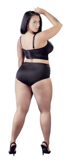 Cottelli Collection - Sexy Beugel BH - Plussize - Kant - Zwart