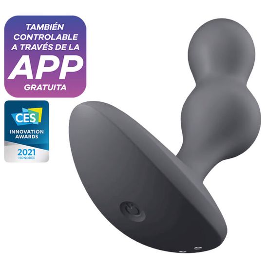 Satisfyer - Deep Diver - Vibrerende Butt Plug - App Controlled - Siliconen - Zwart
