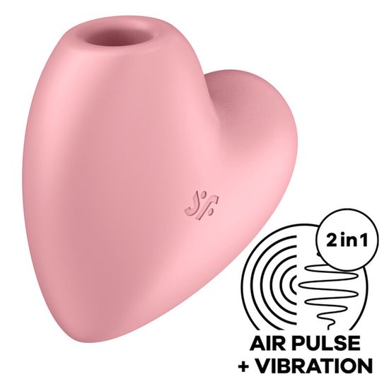 Satisfyer - Cutie Heart Air Pulse Stimulator - Luchtdruk Vibrator - Roze