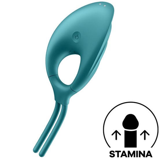 Satisfyer - Swordsman - Cockring - Ring Vibrator - Groen