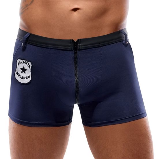 Svenjoyment Underwear - Short - Politielook - Lycra - Blauw