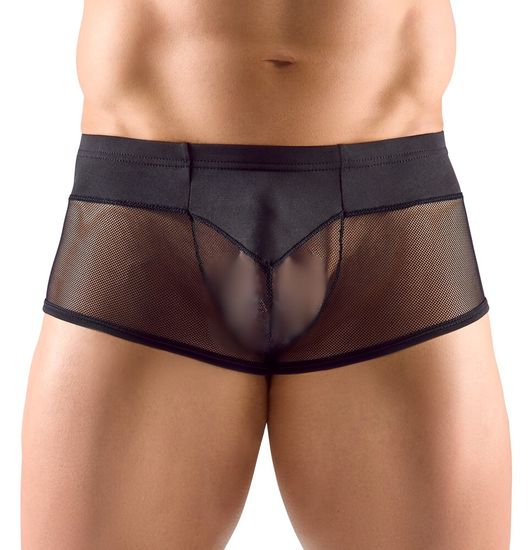 Svenjoyment Underwear - Short - Transparant - Mesh - Zwart