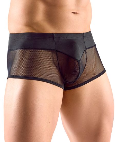 Svenjoyment Underwear - Short - Transparant - Mesh - Zwart