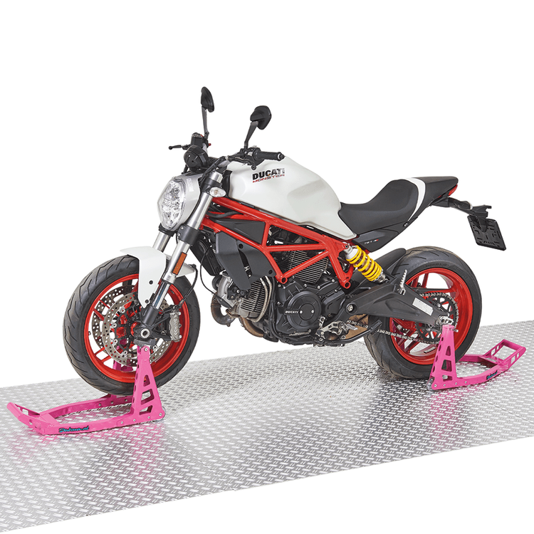 MotoGP motorstand achterwiel roze