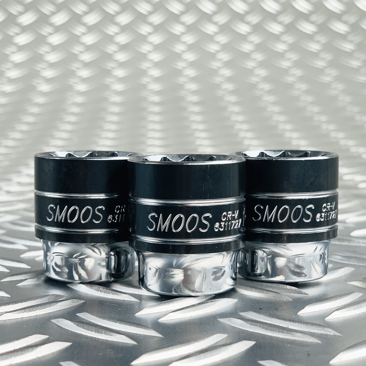 Losse Engelse 12-kants dop 1 inch 1/2 opname - 3 stuks 1