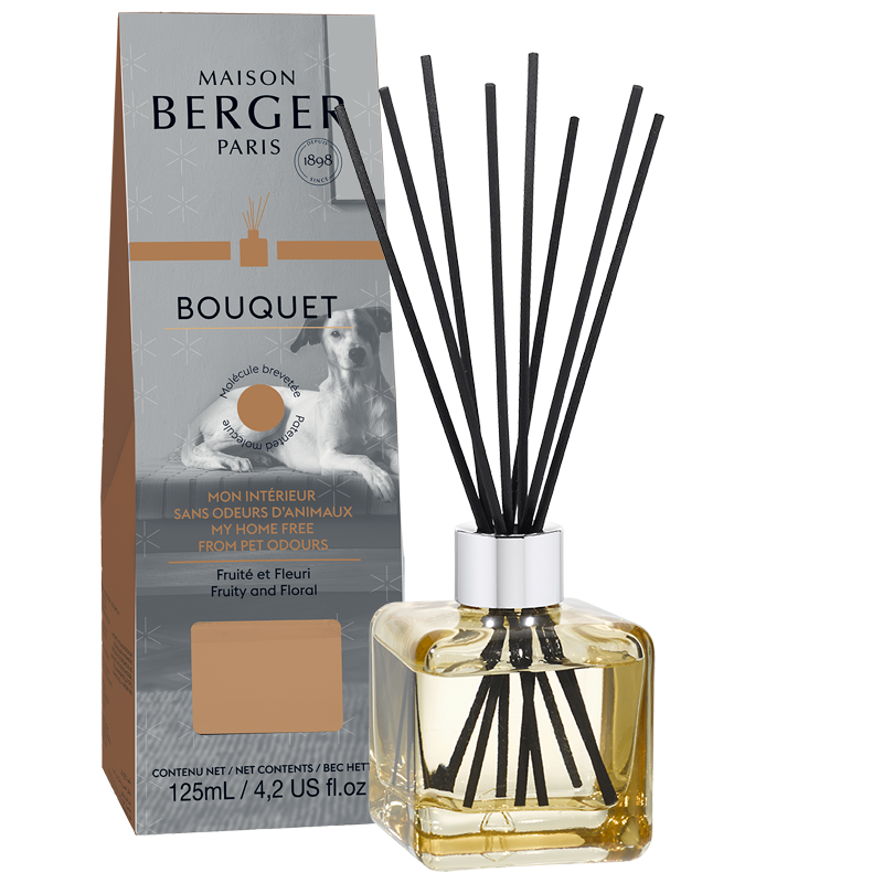 Bouquet Parfumé Maison Berger Anti-Odeur Odeurs d'animaux 125 ml