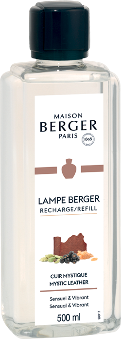 Recharge Lampe Berger - pour brûleur parfum - Mystic Leather - 500
