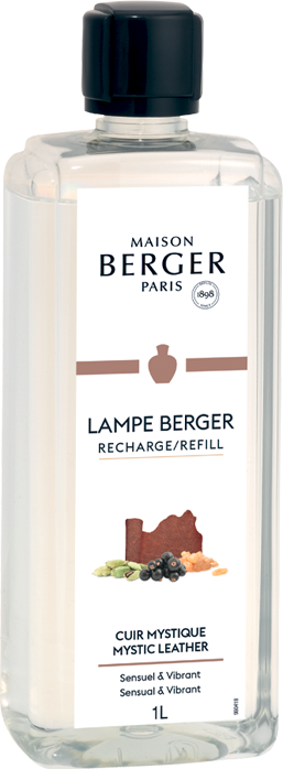 Recharge Lampe Berger - pour brûleur parfum - Mystic Leather - 1