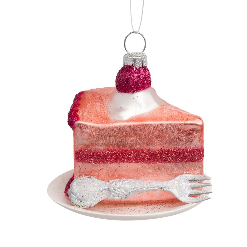 Boule de Noël Vondels avec fourchette pour gâteau