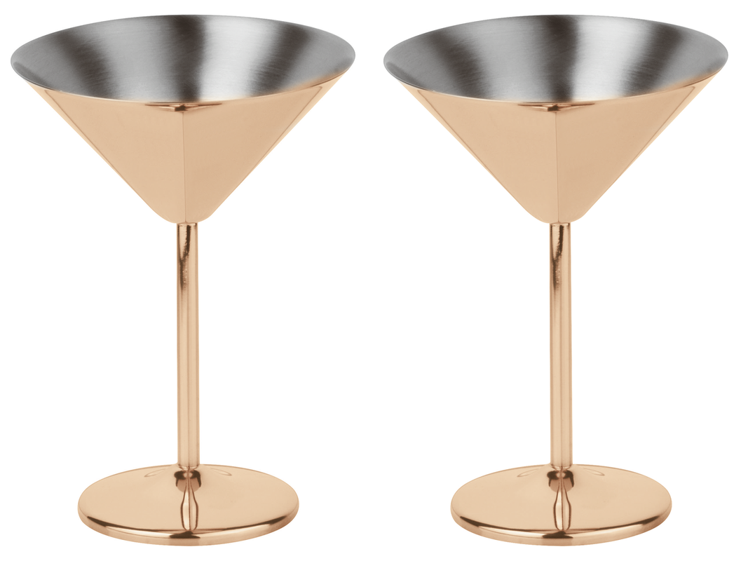 Binnenwaarts noodzaak Detector Paderno Martini Glazen Koper 200 ml - 2 Stuks kopen? | Cookinglife