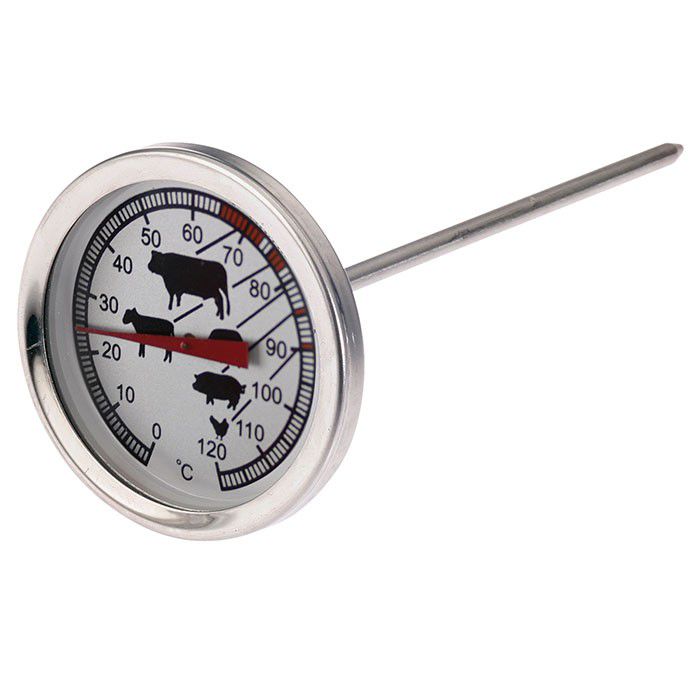 Gedetailleerd verdrietig Maaltijd Vleesthermometer RVS thermometer voor vlees kopen