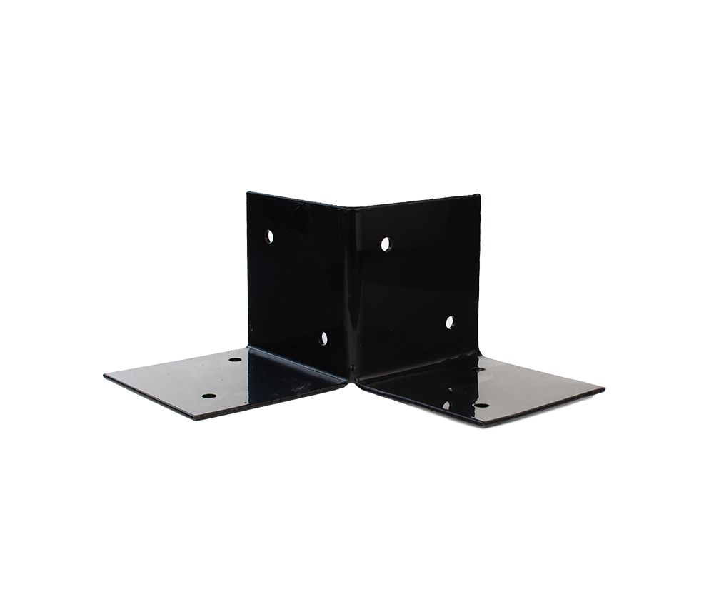 Fixation de sol pour pergola avec poteaux 12 x 12 cm Wovar